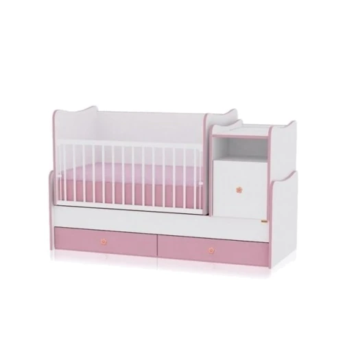 Дитяче ліжко-трансформер Bertoni TREND PLUS NEW (white / pink): Тип ліжечко-трансформер