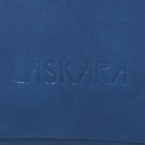 Жіноча сумка-мішок Laskara синя (LK10197-denim-blue): Фактура Гладка, матова
