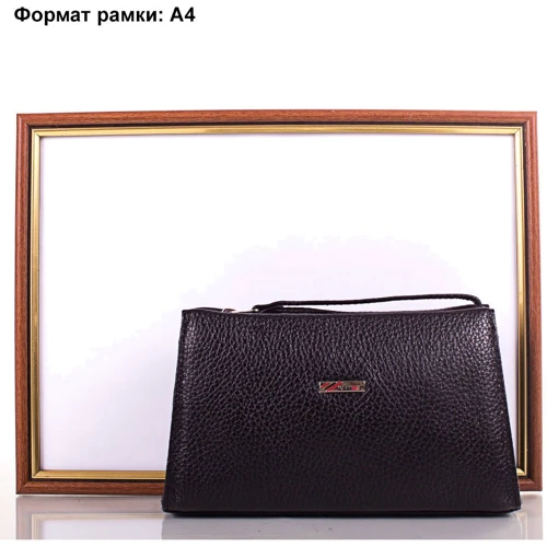 Женская косметичка Desisan черная (SHI065-2): Тип ручки Короткая ручка