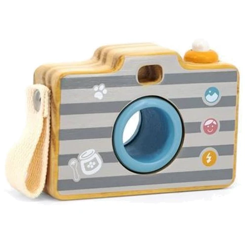 Дерев'яна іграшка Viga Toys PolarB Фотоапарат з калейдоскопом (44034): Вік 1-2.5 года