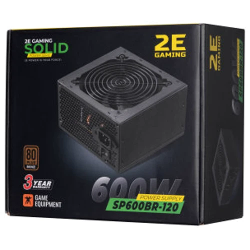 Блок живлення 2E Gaming Power Supply SOLID 600W (2E-SP600BR-120) фото 9