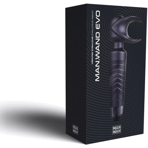 Вибромассажер-мастурбатор Manwan MAN.WAND EVO Black Plum (отлично для пар, виброминет)
