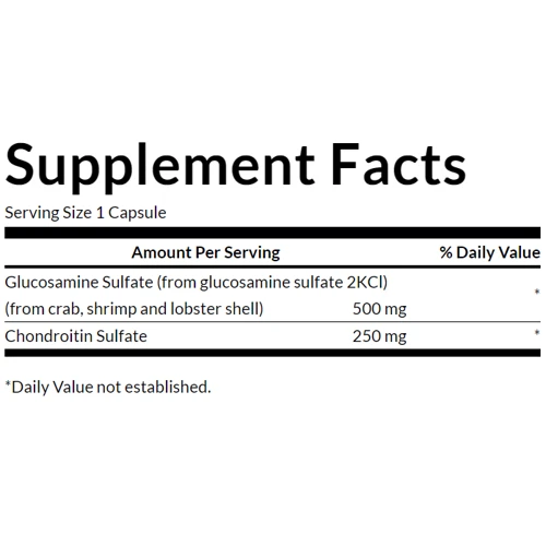 Swanson Glucosamine Chondroitin Joint Helth and Mobility 90 caps / 1 servings: Форма випуску Капсулы