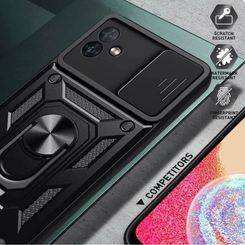 Чохол для телефона Mobile Case Camshield Serge Ring Black для Samsung A065 Galaxy A06: Колір черный