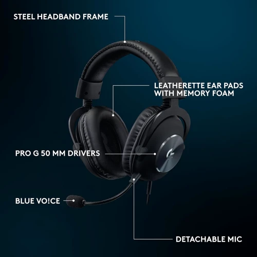 Наушники Logitech G Pro X SE Lightspeed Black (981-001470) фото 7
