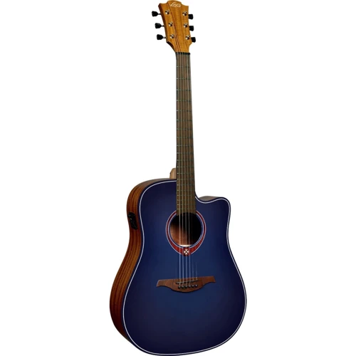 Электроакустическая гитара Lag Tramontane Special Edition T-BLUE-DCE (Blue Burst)