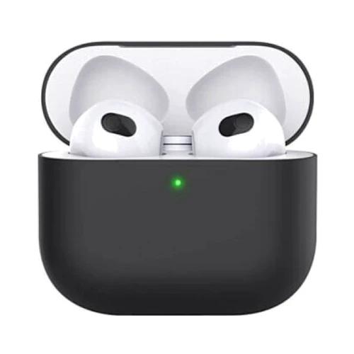 Чехол для наушников AhaStyle Silicone Case Black (X002UH490T) for Apple AirPods 3