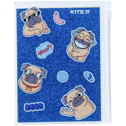 Блокнот Kite Blue dogs А6+ 80 аркушів (K22-462-4)