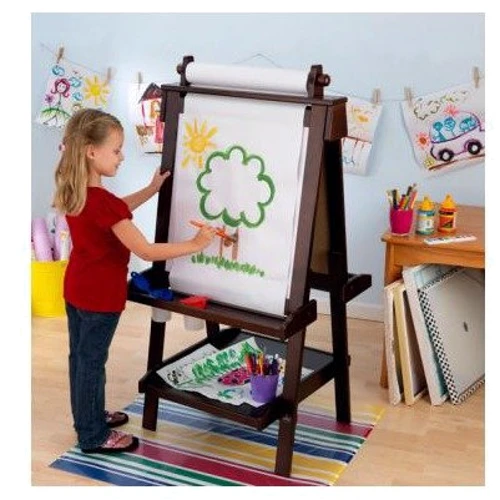 Доска для рисования KidKraft Deluxe Wood Easel - Espresso (62019)
