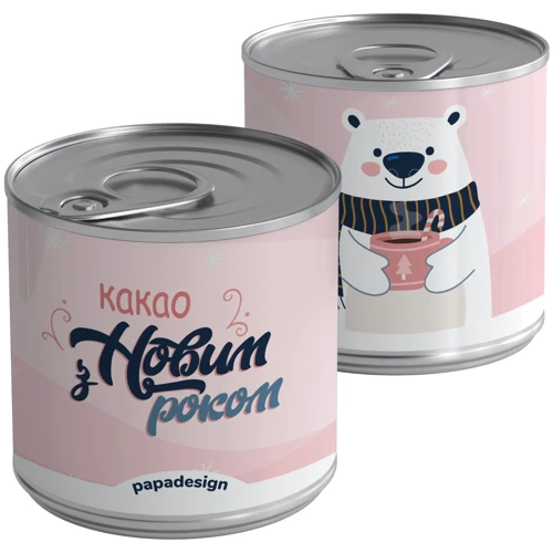 Какао Какао в банке PAPAdesign "Мишка с НР" 325 мл
