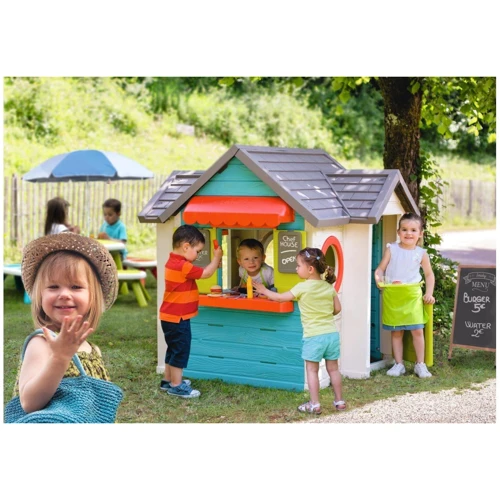 Будиночок Smoby Шеф Хауз з кухнею, касою, посуду та аксесуарів, 124,5x132x135,7 см, 2+ фото 5