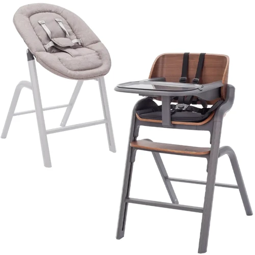 Стульчик для кормления с шезлонгом Carrello Combi Coffee Black (CRL-9505)