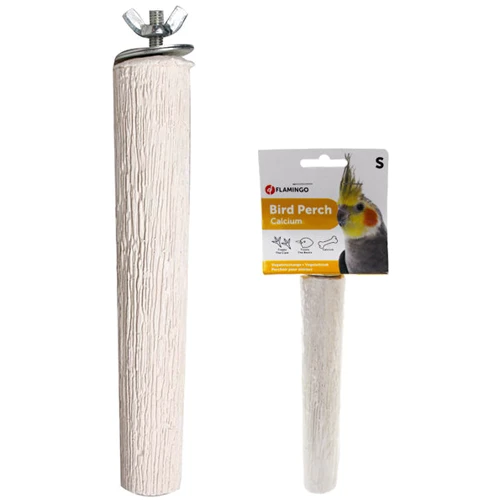Жердочка для птахів Flamingo Perch Calcium з кальцієм для гігієни дзьоба та пазурів 13.7х2.5 см (43413)
