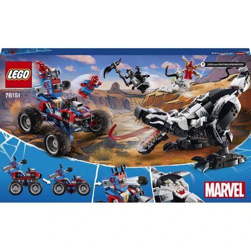 LEGO Super Heroes Веномозавр Засада (76151): Кількість деталей, шт. 640
