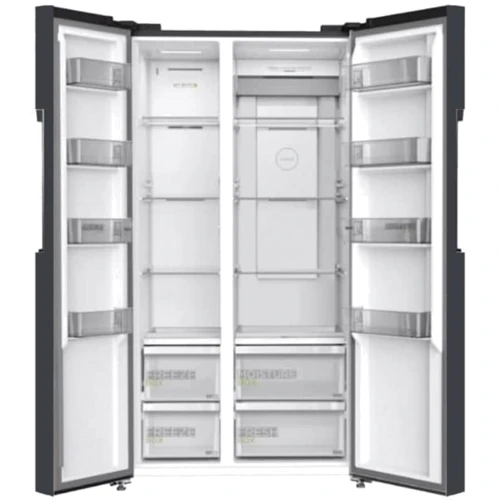 Холодильник Side-by-Side Midea MDRS723MYF38: Расположение морозильной камеры Слева