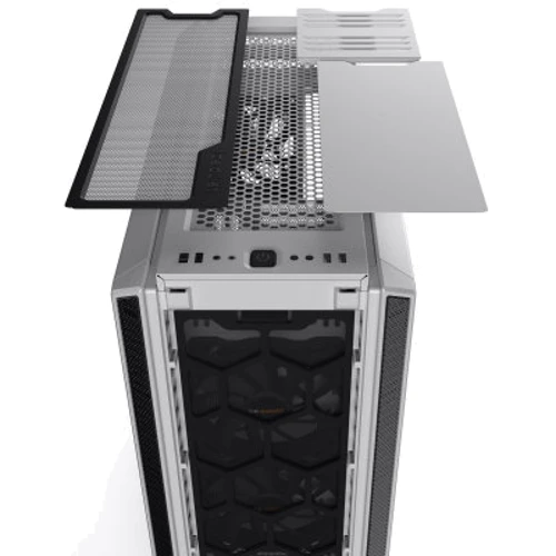 Корпус Be quiet! Silent Base 802 White (BG040): Материал передней панели пластик и сталь