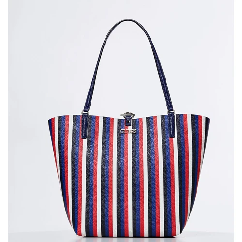 Женская сумка тоут Guess Alby разноцветная (HWST7455230-BUS)