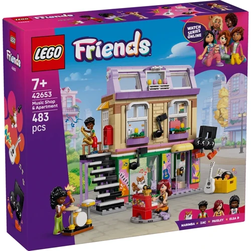 Конструктор LEGO Friends Музыкальный магазин и квартира (42653)