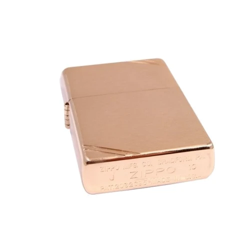 Зажигалка Zippo VINTAGE BRUSHED FIN BRASS (240) фото 4