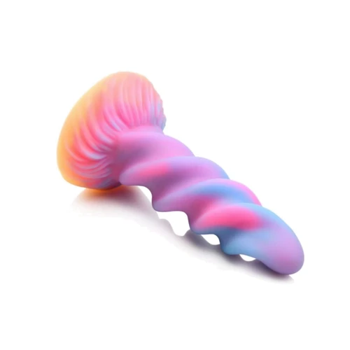 Фэнтезийный фаллоимитатор Creature Cocks Glow-in-the-Dark Unicorn Dildo