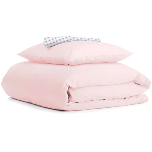 Комплект постельного белья Cosas Ranfors Rose Dots Grey детский на резинке 110х140 см (Ranfors_Rose_DotsGrey_140): Тип постельный комплект