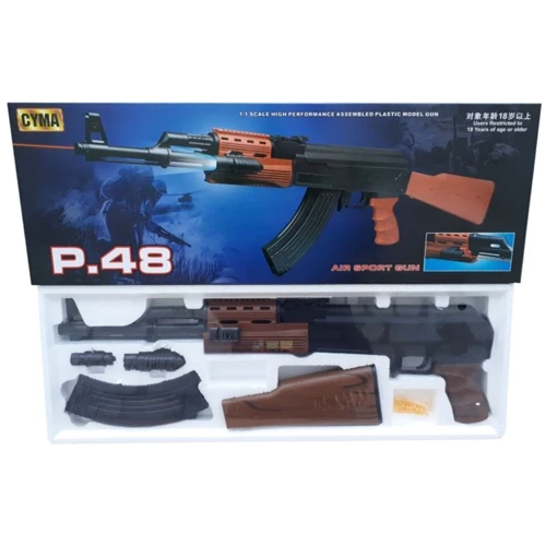 Детский Автомат Калашникова CYMA P.48 с шариками