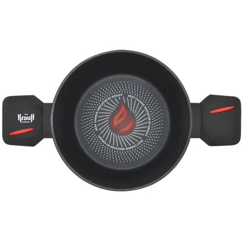 Каструля Krauff Smart Fry зі скляною кришкою 24 см 4.3 л (25-45-160): Тип традиційна