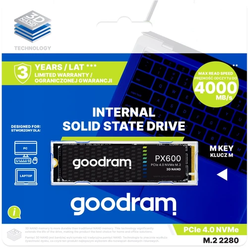GOODRAM PX600 2 TB (SSDPR-PX600-2K0-80): Тип накопителя внутренний