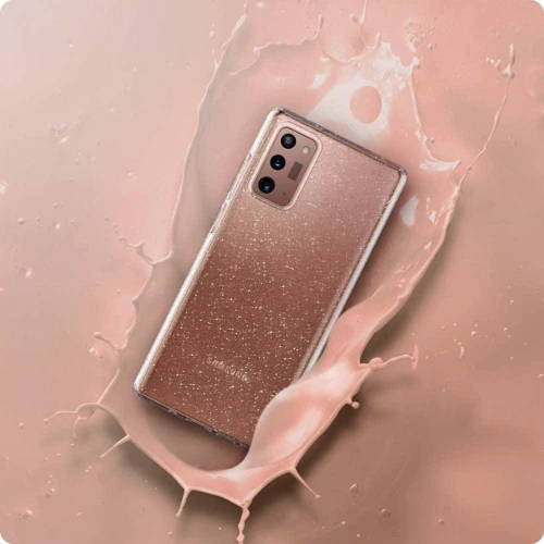 Чехол для телефонов Spigen Liquid Crystal Glitter Crystal Quartz (ACS01416) for Samsung N980 Galaxy Note 20 фото 8
