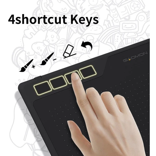 Графический планшет GAOMON S620: Multitouch Нет