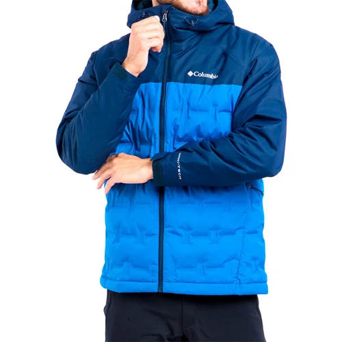 Пуховик Columbia Grand Trek™ Down Jacket 1864526-432 48 синій зимовий з капюшоном: Тип застібки На молнии