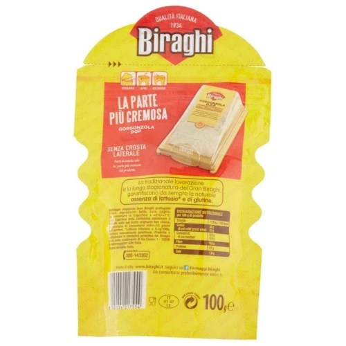 Сыр Biraghi тертый, выдержка 12/14 мес. 100 г (WT00537): Вес нетто 100 г