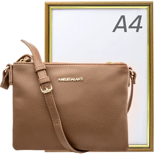 Жіноча сумка-пошет Amelie Galanti бежева (A991508-sand): Стиль Повсякденний (Casual)