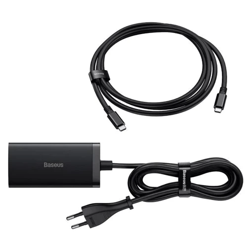 Зарядний пристрій Baseus Wall Charger GaN5 Pro HDMI+USB-C+2хUSB 67W Black with USB-C Cable (CCGP110201): Кількість USB-портів 4