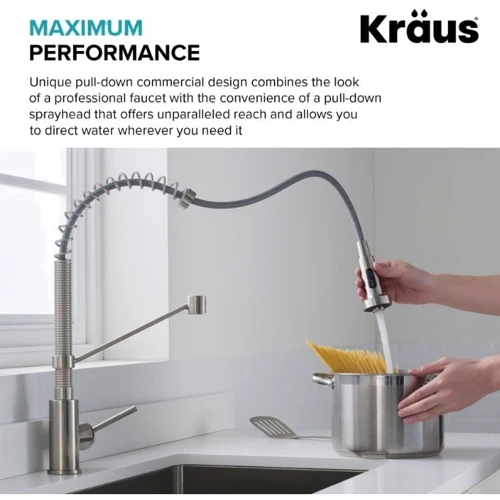 Змішувач для кухонного миття Kraus KPF-1610MBSB