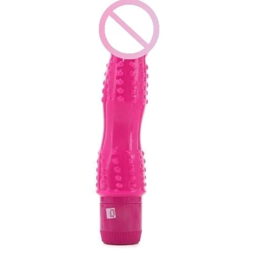 Силиконовый вибратор FanZone Monochrome Magenta, 16,5х4,3 см
