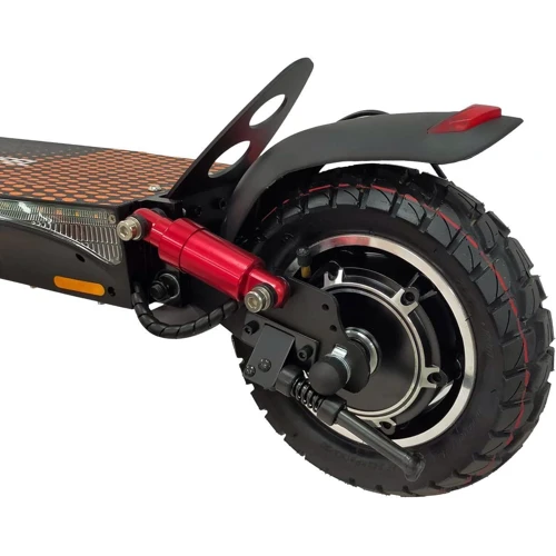 Электросамокат Zwheel T4 DUO (500х2 Вт; 48 В; 13 А/ч), колёса пневматические 10": Размер 1200х250х520 мм