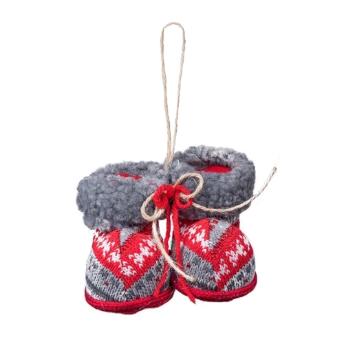 

Новогодняя подвеска Yes! Fun Сапожки рождественские, h-5 см