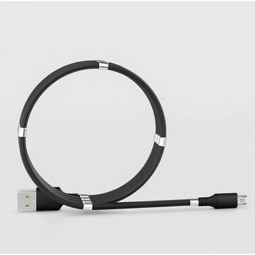 Кабель SuperCalla USB Cable to microUSB magnetic Black 0.9m