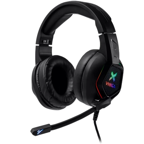 Навушники Vinga HSCU-160 Gaming LED Black