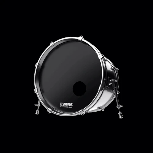 Пластик для бас-барабану EVANS 22" EQ3 RESO BLACK: Призначення Для бас-барабана