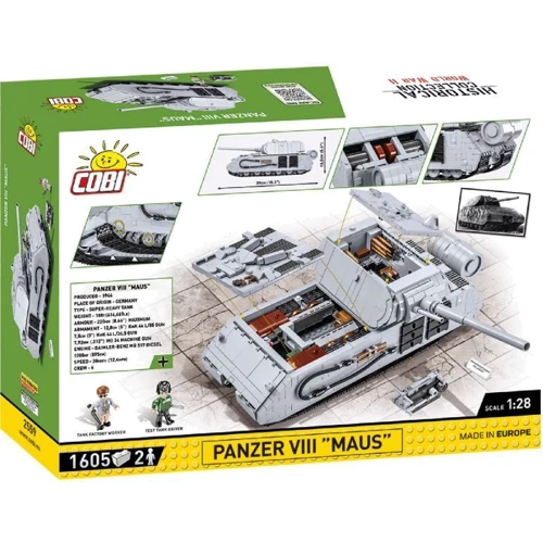 Конструктор Cobi Танк Maus 1:28 890 деталей (COBI-2559) фото 10