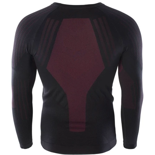 Термолонгслив Hi-Tec Higlo Top (HIGLO TOP-BLACK/DARK RED) 50-54 (XL-XXL) чорний фото 5