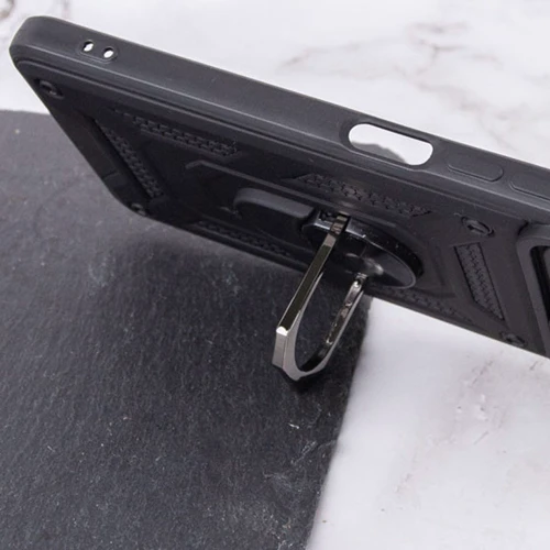Чохол для телефона Mobile Case Camshield Serge Magnetic Ring Black для Samsung A035 Galaxy A03: Сумісність Samsung A035 Galaxy A03