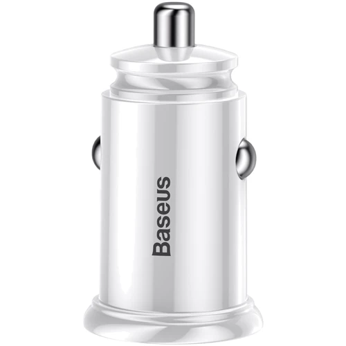 Зарядний пристрій Baseus USB Car Charger 2xUSB Mini Quick Charge 3.0 White (CCALL-YD02): Особливості Швидка зарядка