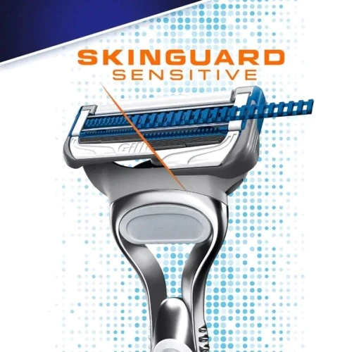 Gillette SkinGuard Sensitive Змінні касети для гоління 6 шт: Вид Сменные кассеты