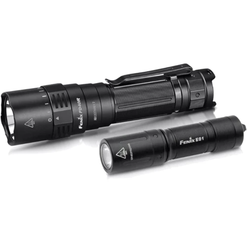 Ліхтар туристичний Ліхтар Fenix PD40R V2.0 + Ліхтар Fenix E01 V2.0 (PD40RV20E01V20)