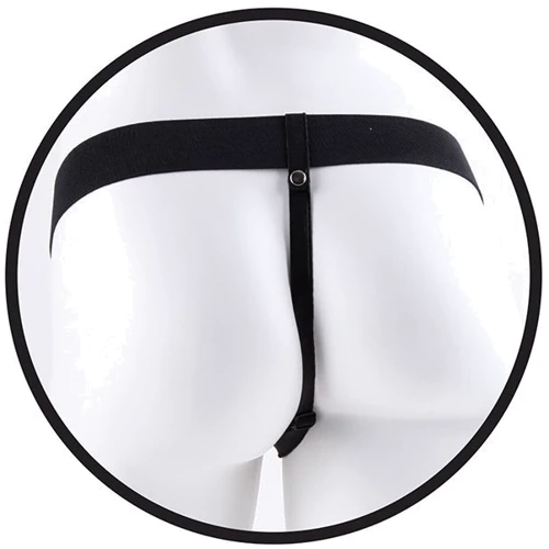 Полый страпон Fetish Fantasy Series 7 Hollow Strap On, 17,5x4 см, телесный