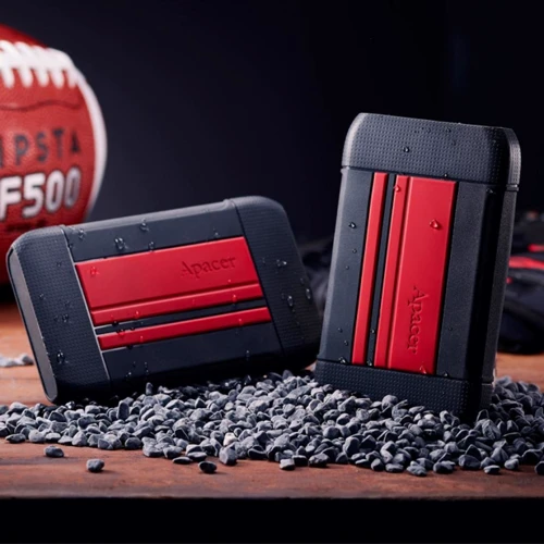 Зовнішній жорсткий диск Apacer AC633 2 TB Power Red Tough Black (AP2TBAC633R-1): Обсяг пам'яті 2 ТБ