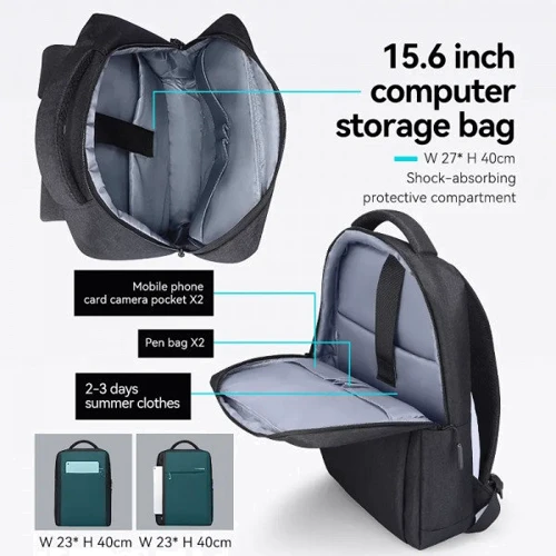 Сумка для ноутбука Mark Ryden 15.6" Black (MR2900JY): Тип сумки рюкзак